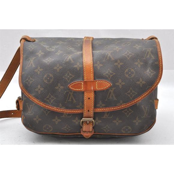 Auth Louis Vuitton Saumur 30 Shoulder #107357L45B - Picture 3 of 15